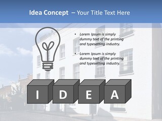 Flat Steep Domestic PowerPoint Template