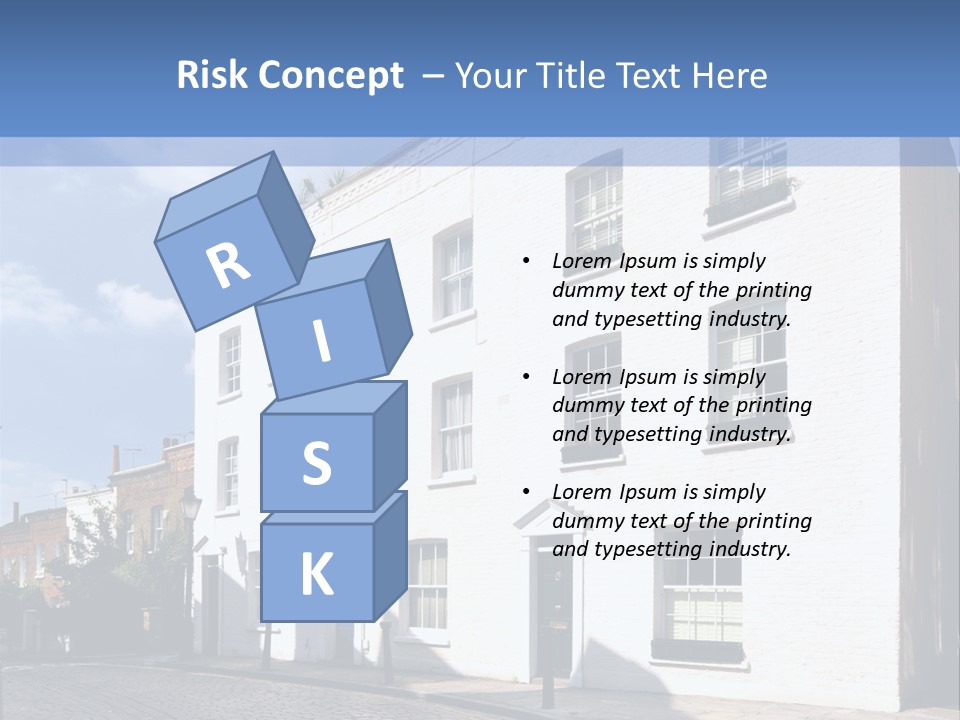 Flat Steep Domestic PowerPoint Template