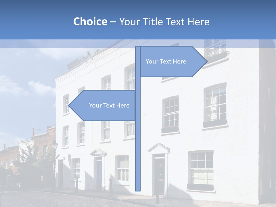 Flat Steep Domestic PowerPoint Template
