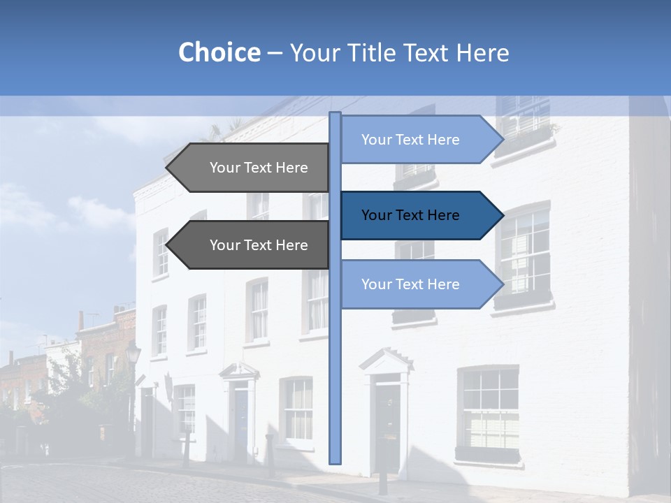 Flat Steep Domestic PowerPoint Template