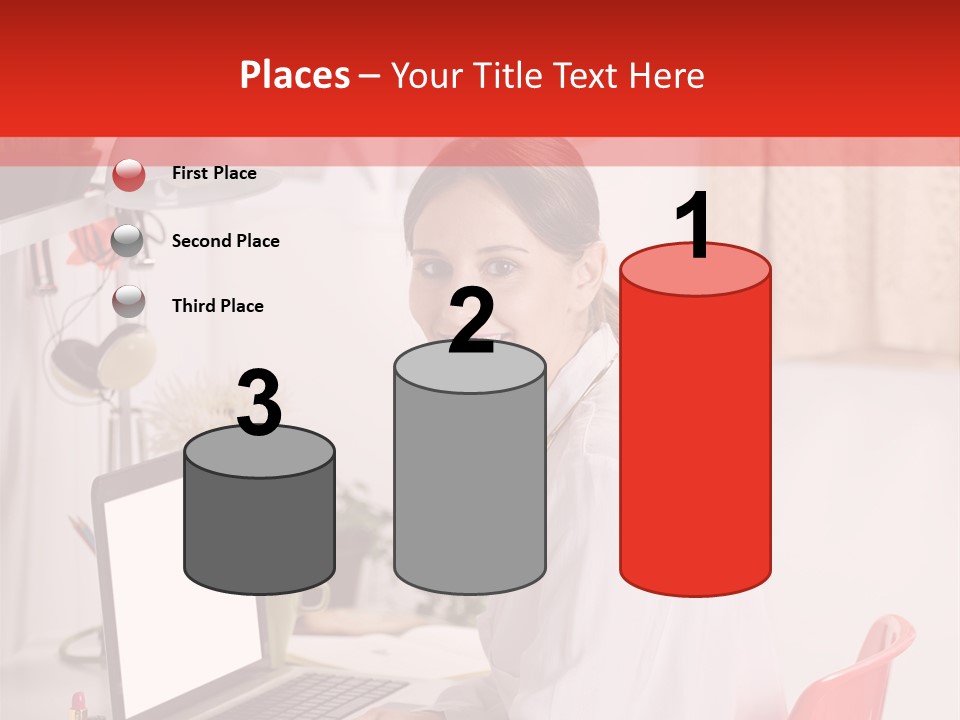 Female Cool Fashionable PowerPoint Template