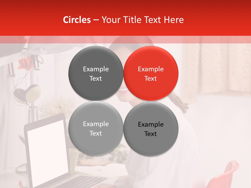 Female Cool Fashionable PowerPoint Template