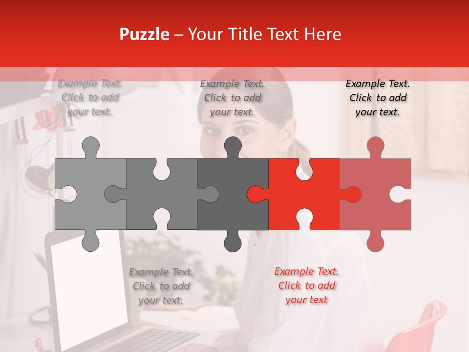 Female Cool Fashionable PowerPoint Template