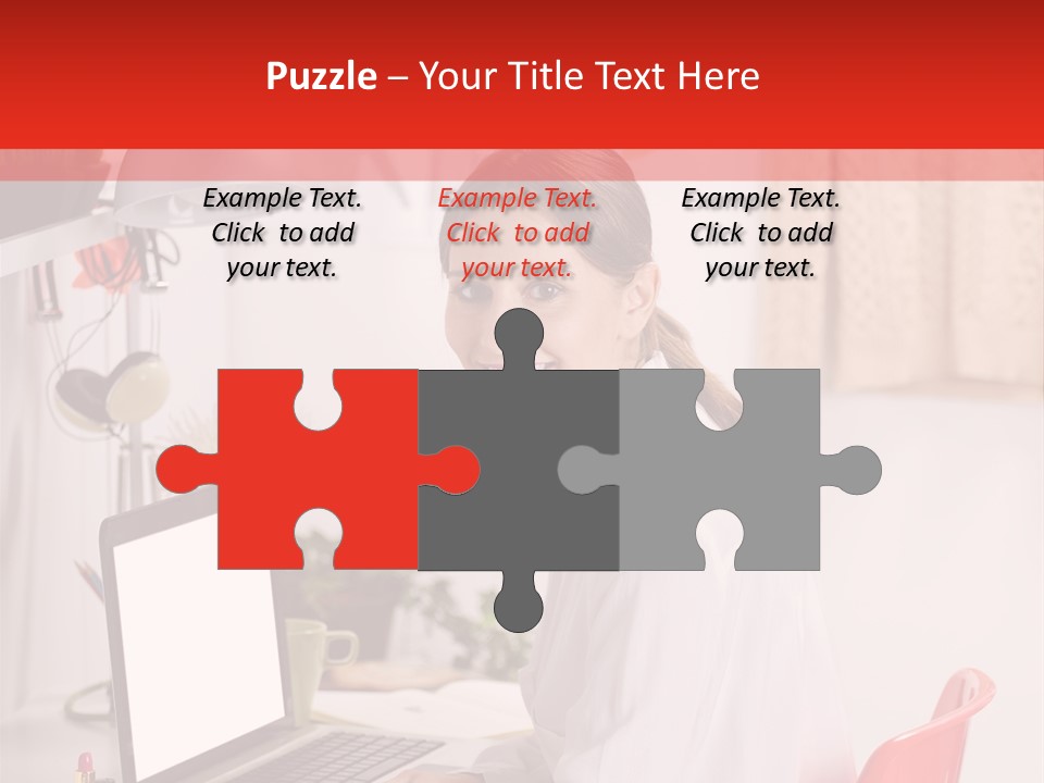 Female Cool Fashionable PowerPoint Template