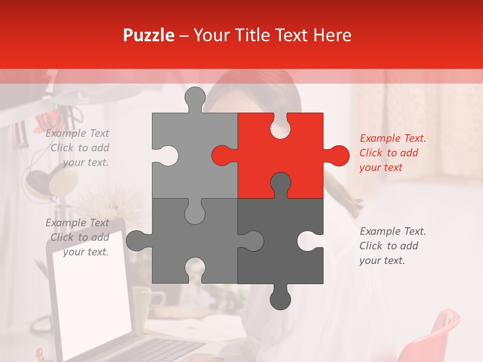 Female Cool Fashionable PowerPoint Template