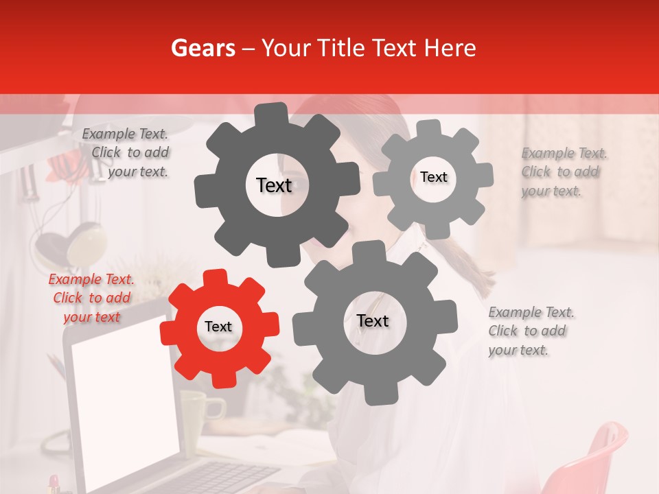 Female Cool Fashionable PowerPoint Template