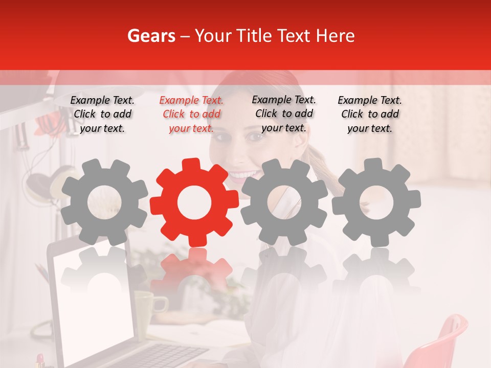 Female Cool Fashionable PowerPoint Template