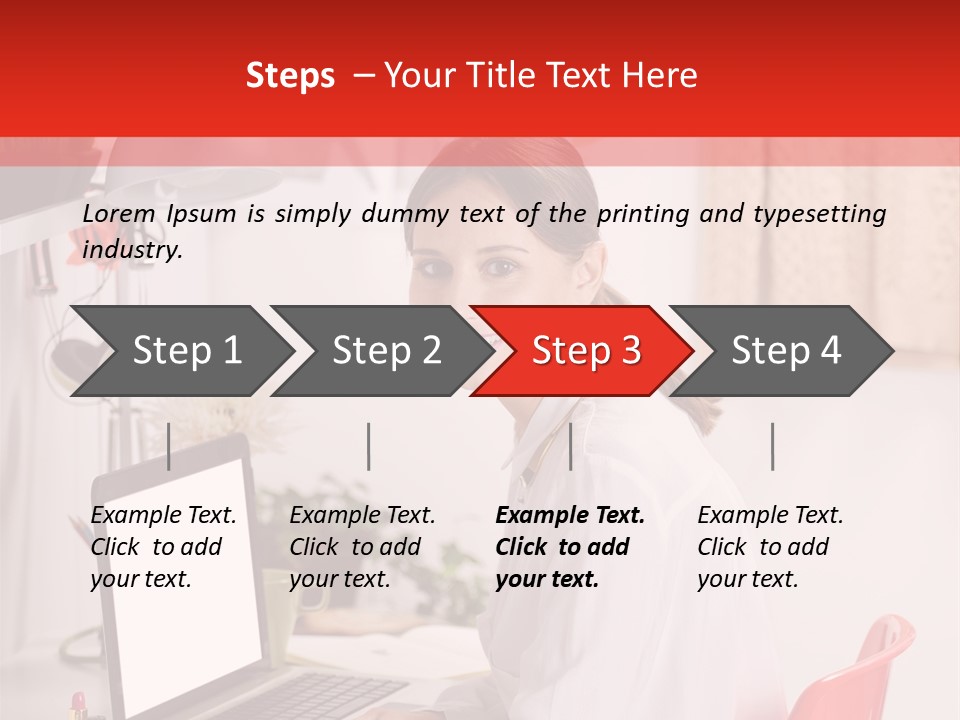 Female Cool Fashionable PowerPoint Template