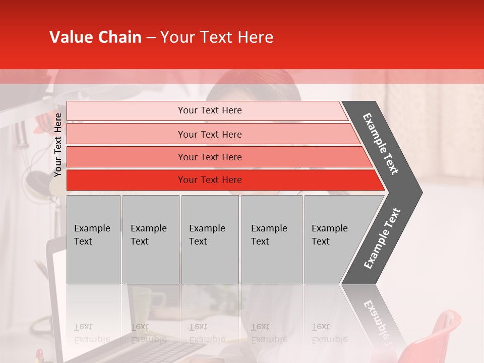 Female Cool Fashionable PowerPoint Template