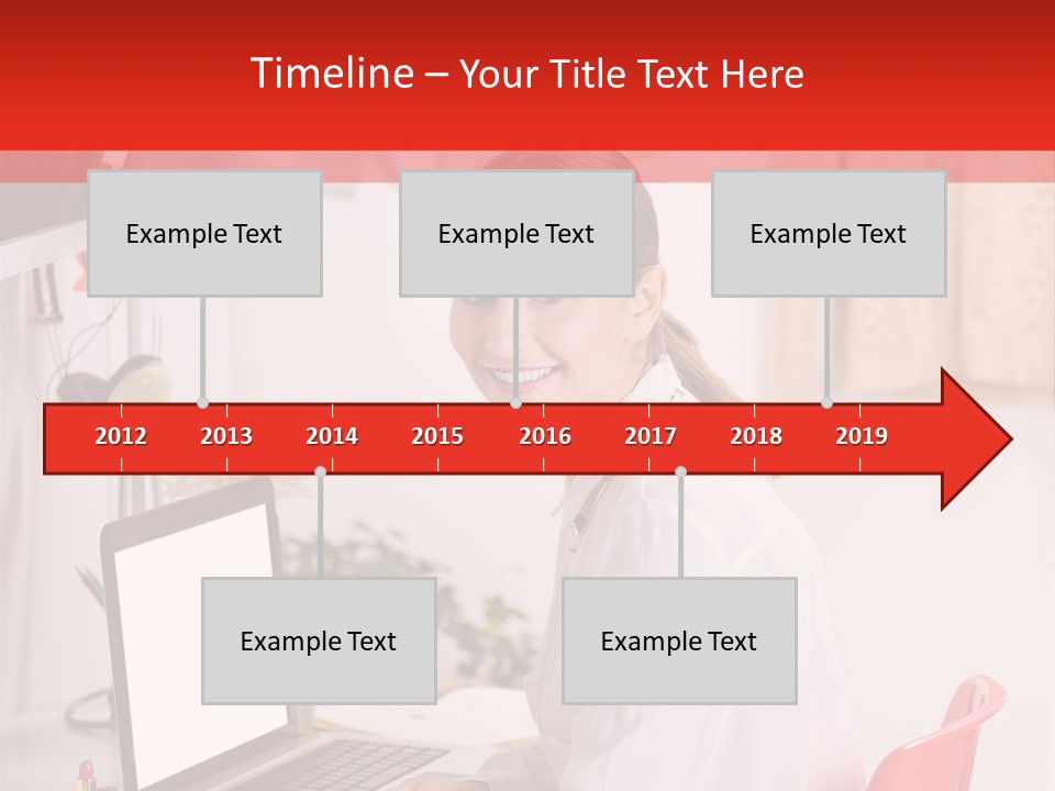 Female Cool Fashionable PowerPoint Template