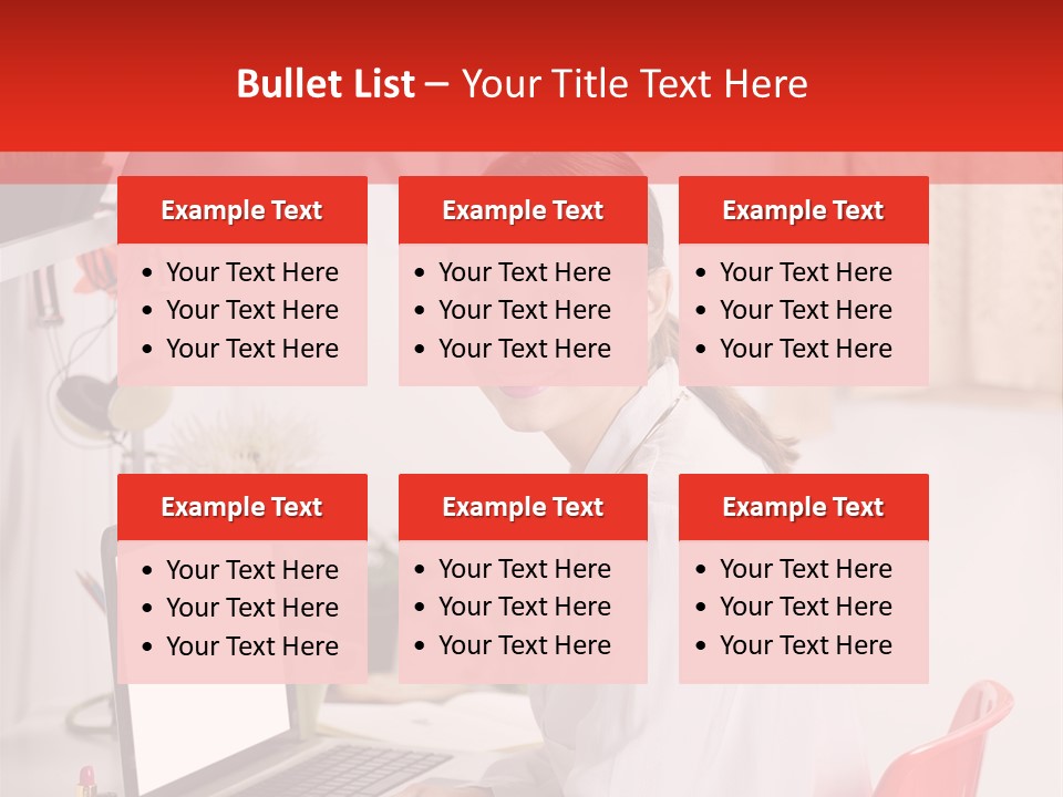 Female Cool Fashionable PowerPoint Template