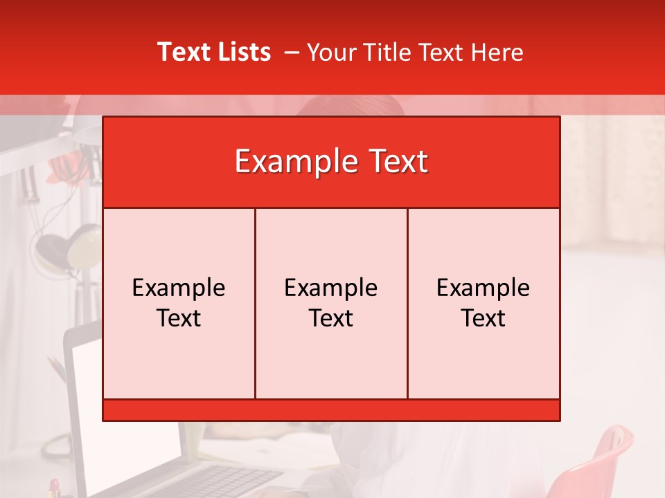 Female Cool Fashionable PowerPoint Template