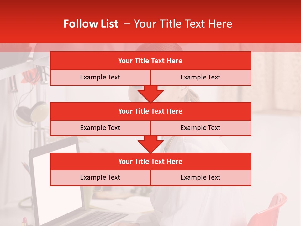 Female Cool Fashionable PowerPoint Template