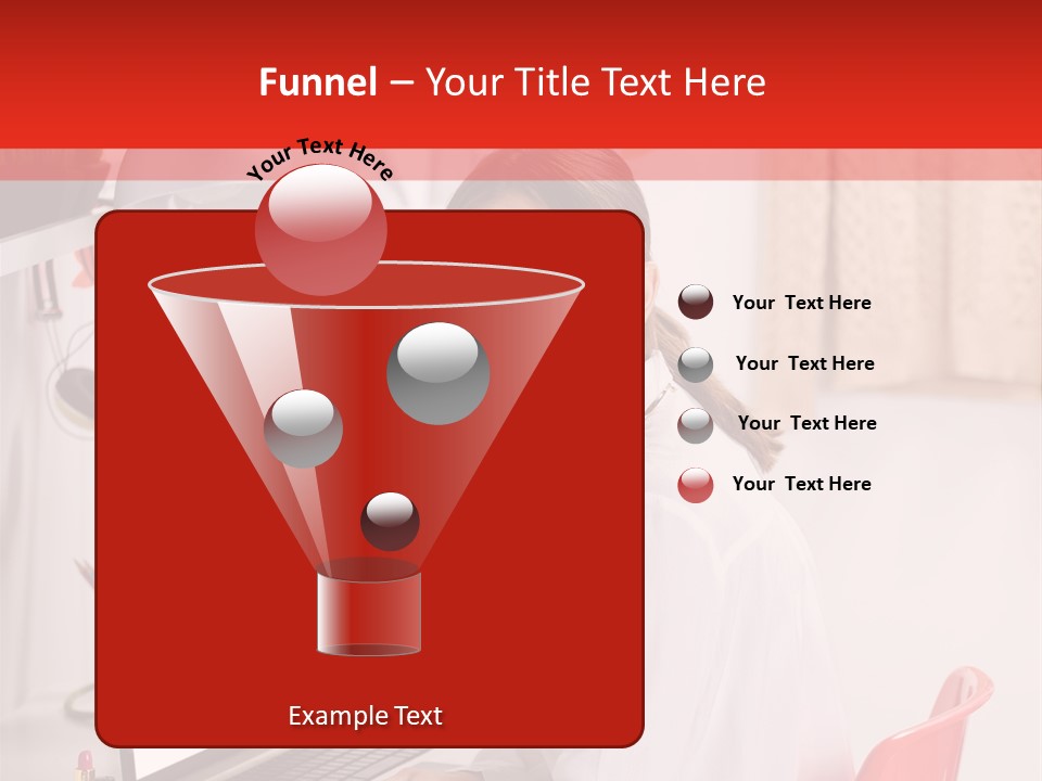 Female Cool Fashionable PowerPoint Template