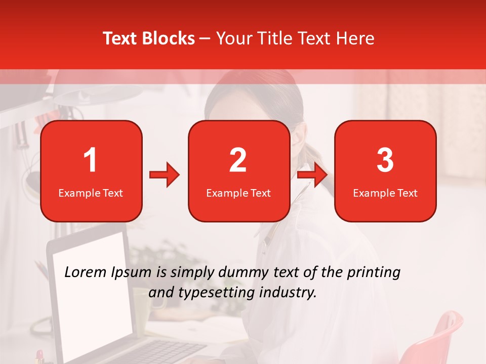 Female Cool Fashionable PowerPoint Template