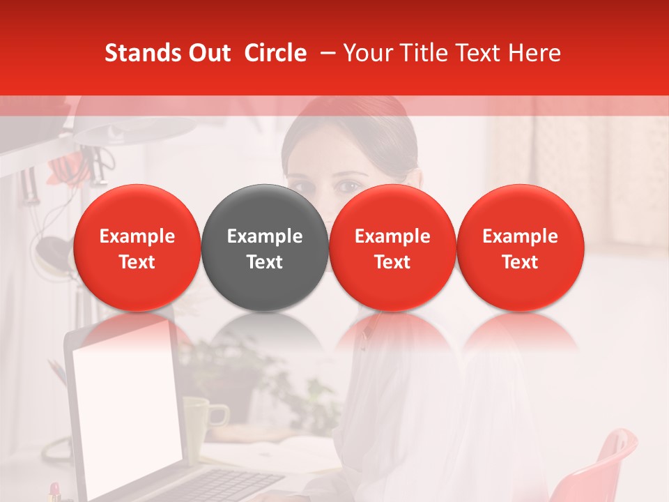 Female Cool Fashionable PowerPoint Template