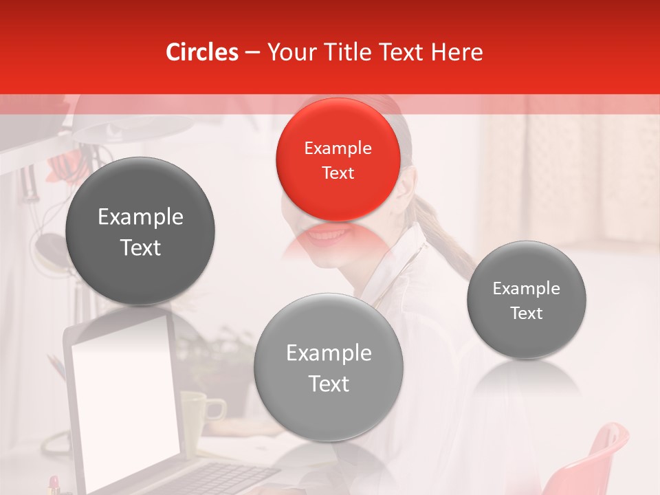 Female Cool Fashionable PowerPoint Template