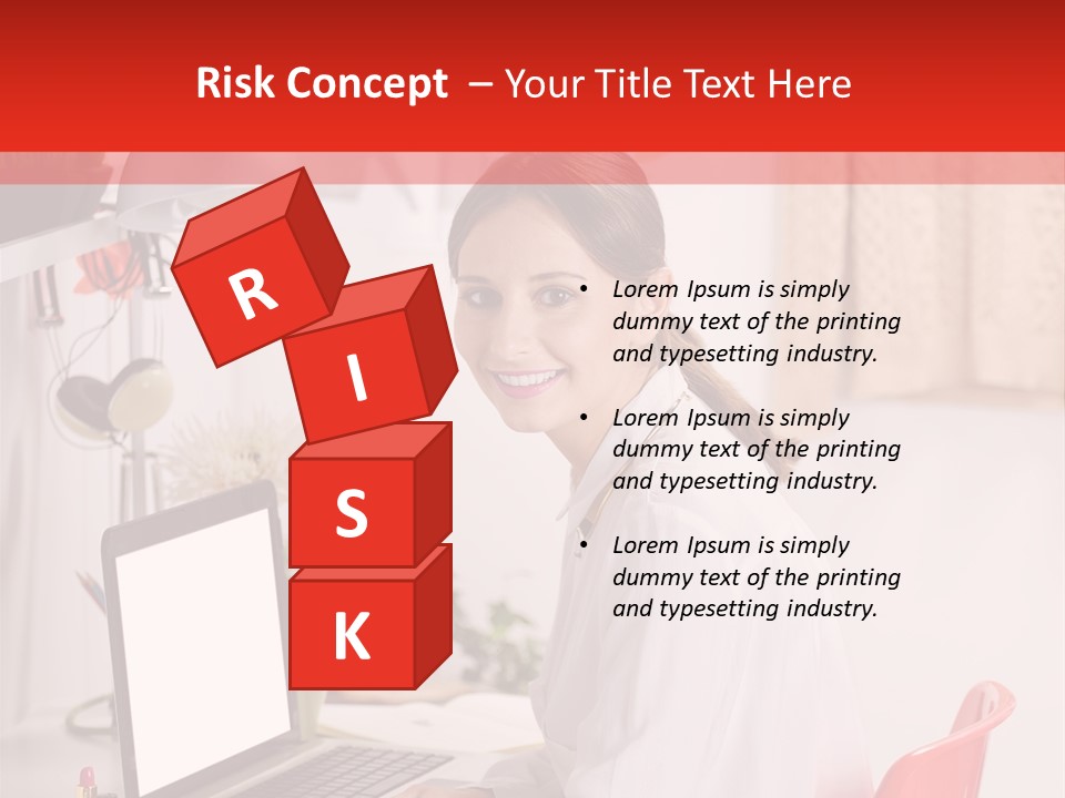 Female Cool Fashionable PowerPoint Template