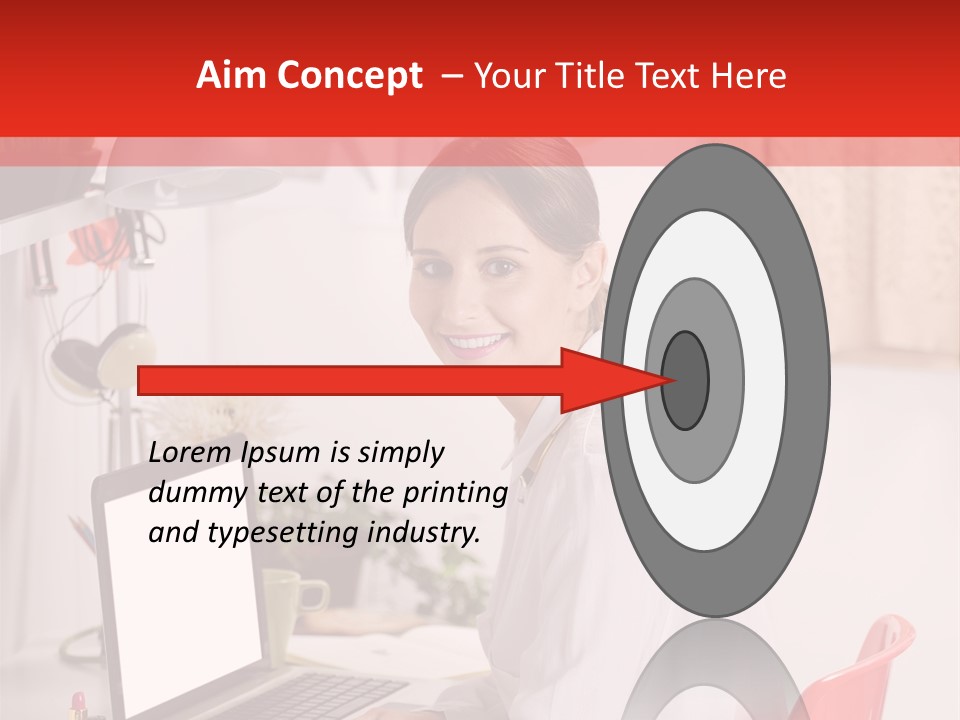 Female Cool Fashionable PowerPoint Template