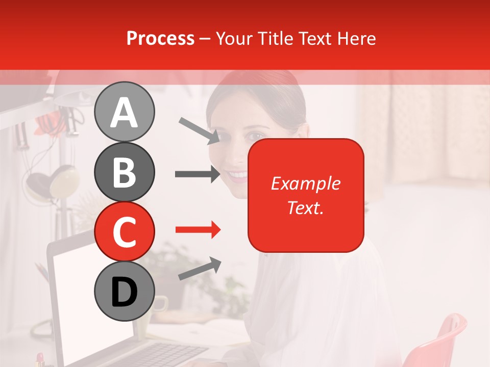 Female Cool Fashionable PowerPoint Template