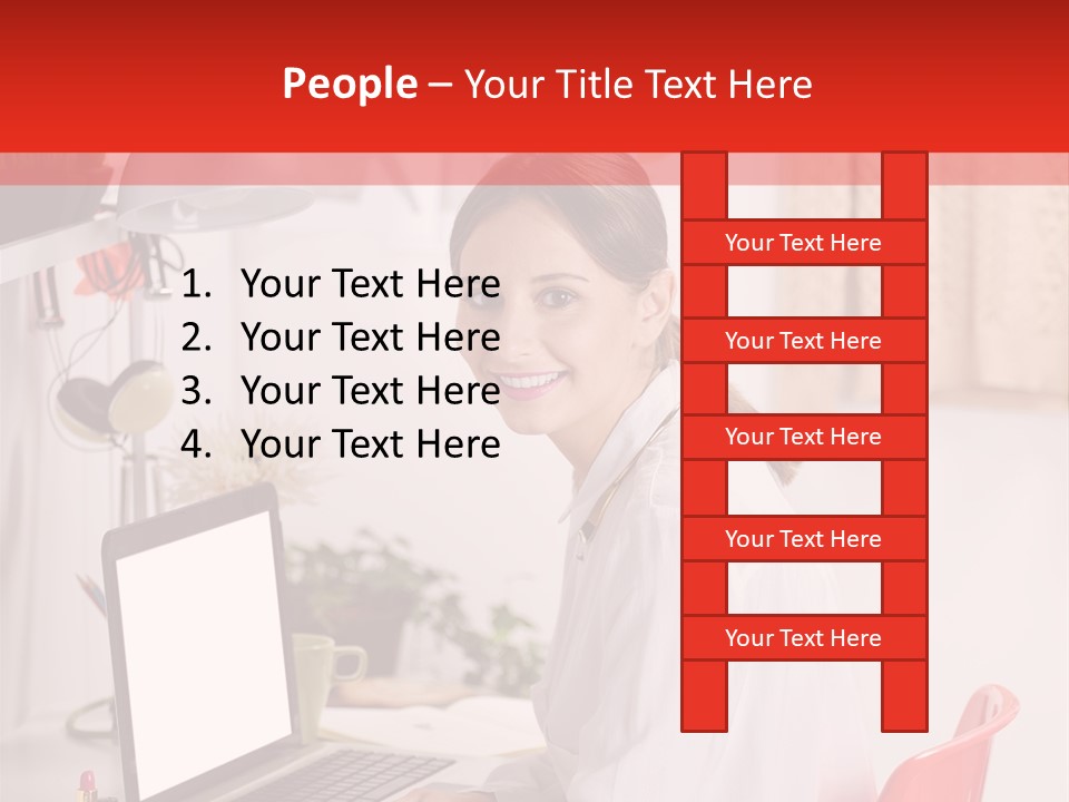 Female Cool Fashionable PowerPoint Template