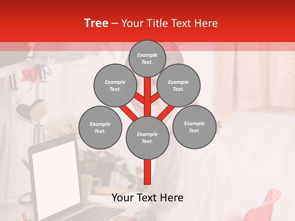 Female Cool Fashionable PowerPoint Template