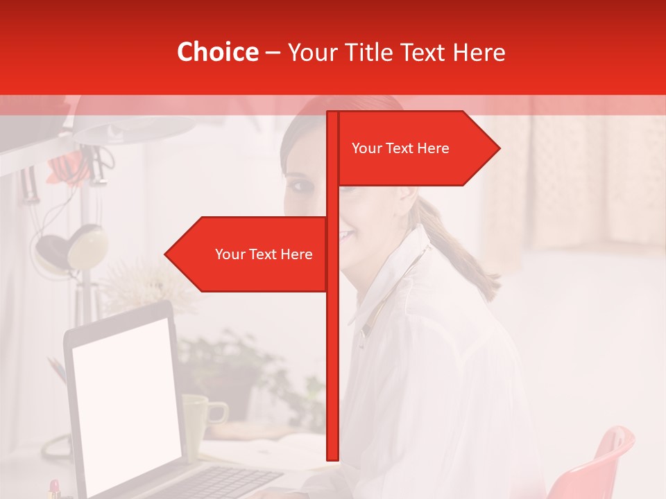 Female Cool Fashionable PowerPoint Template