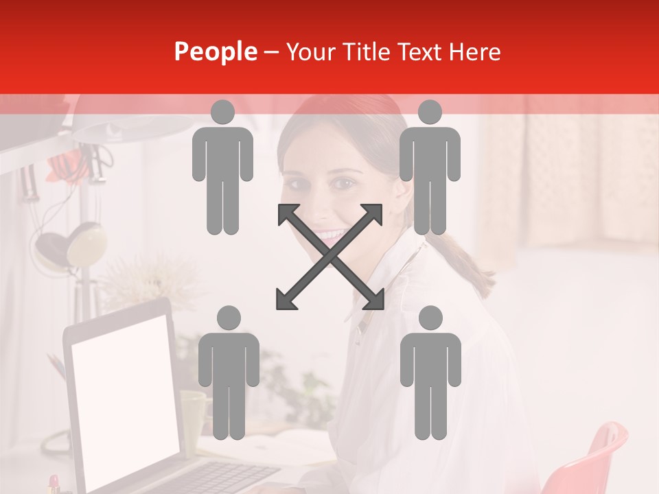 Female Cool Fashionable PowerPoint Template