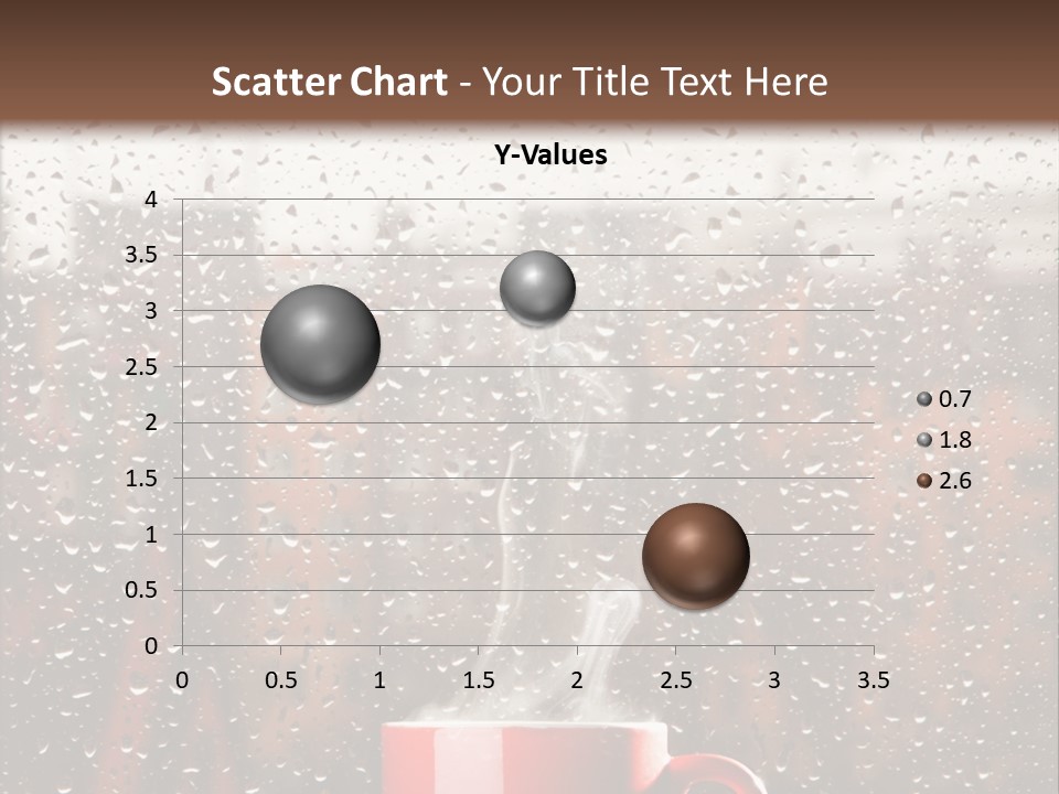 Hot Teacup Window PowerPoint Template