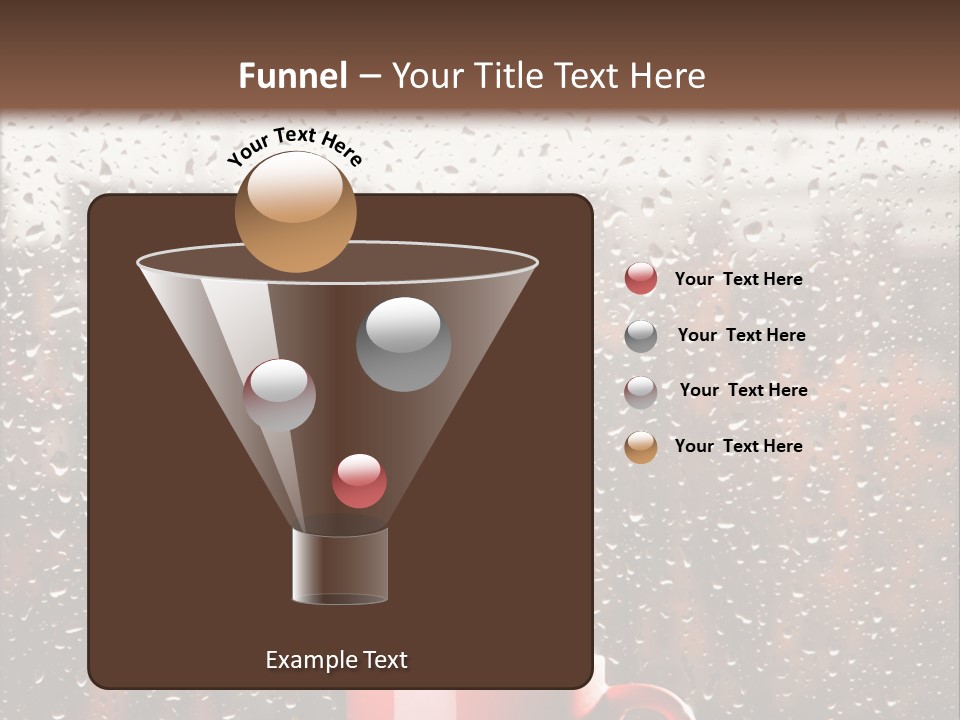 Hot Teacup Window PowerPoint Template