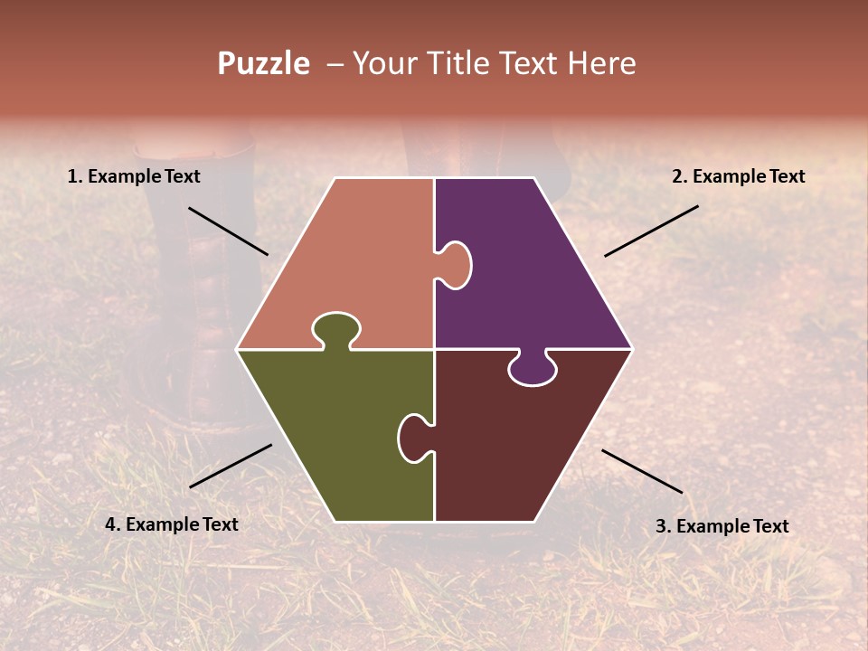 Walk Feet Exercise PowerPoint Template