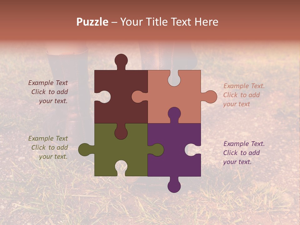 Walk Feet Exercise PowerPoint Template