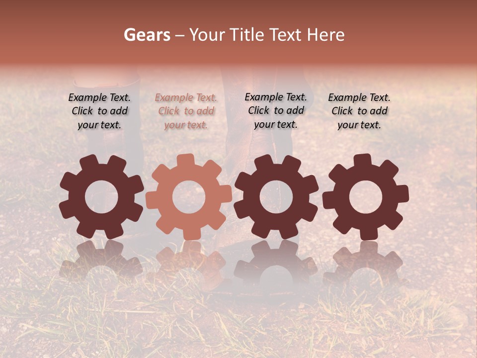 Walk Feet Exercise PowerPoint Template