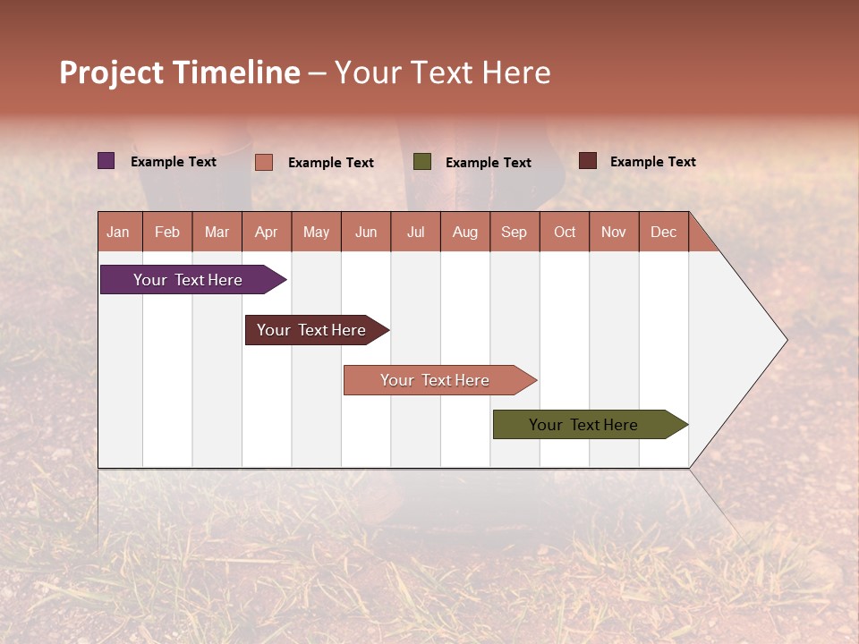 Walk Feet Exercise PowerPoint Template