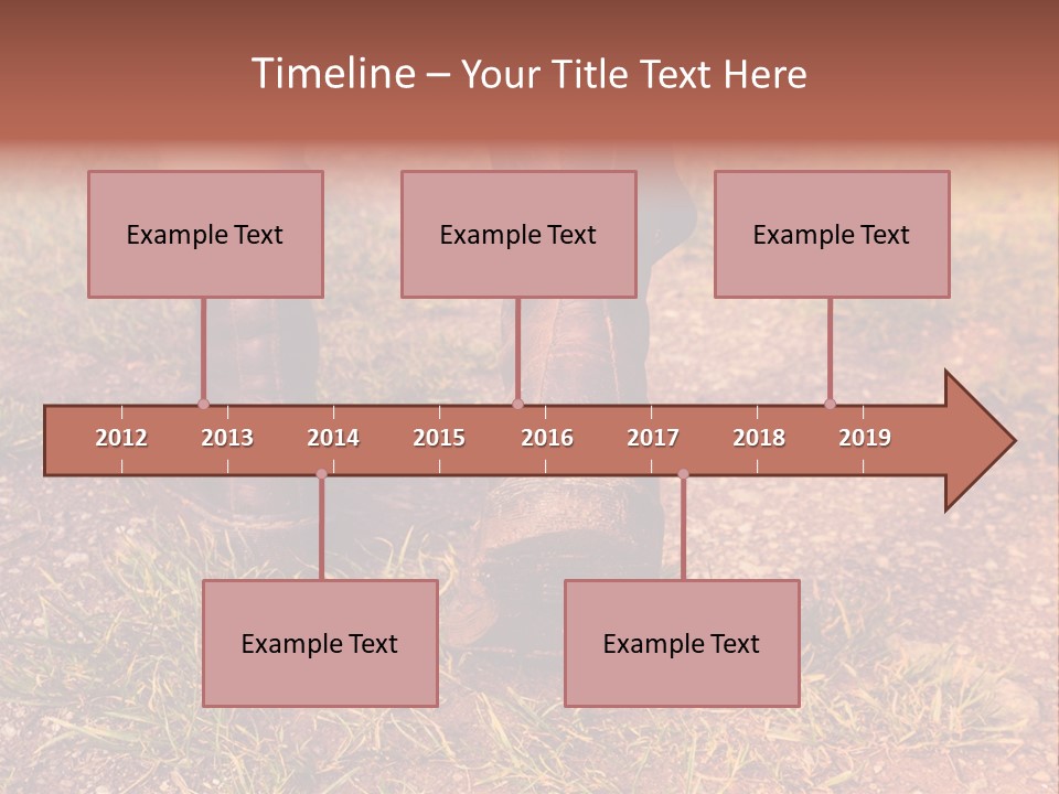 Walk Feet Exercise PowerPoint Template