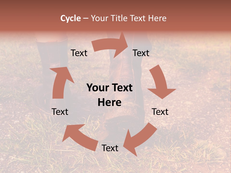 Walk Feet Exercise PowerPoint Template