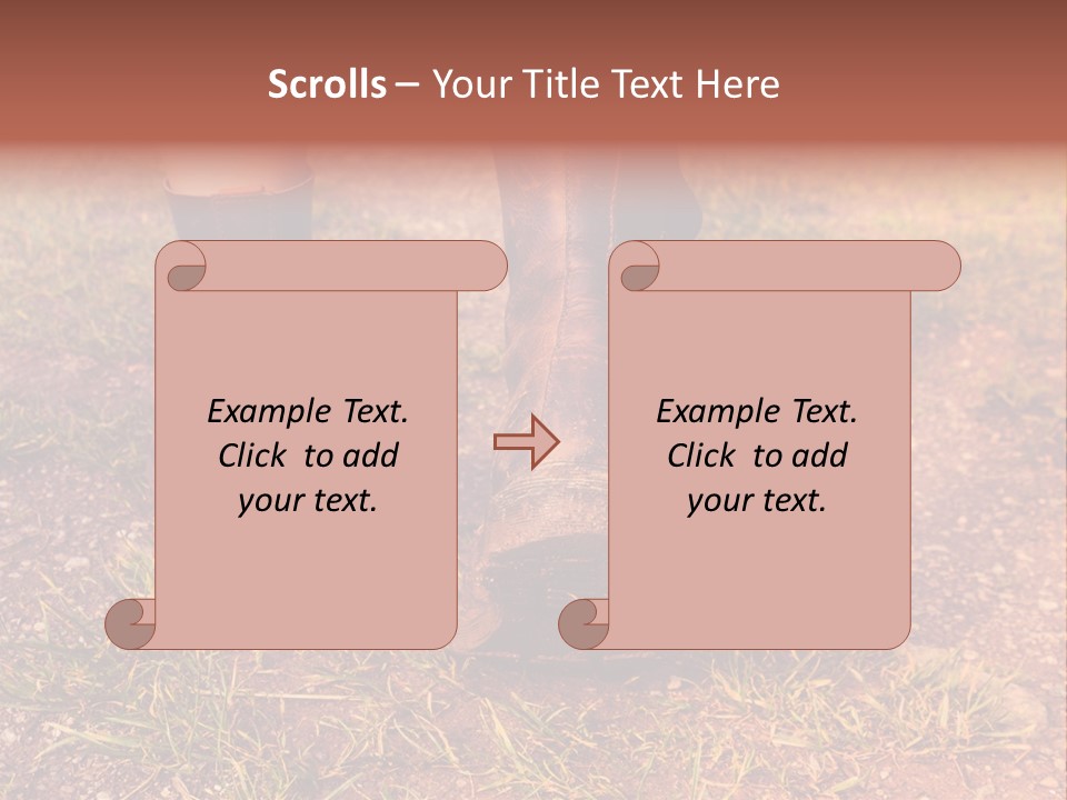 Walk Feet Exercise PowerPoint Template