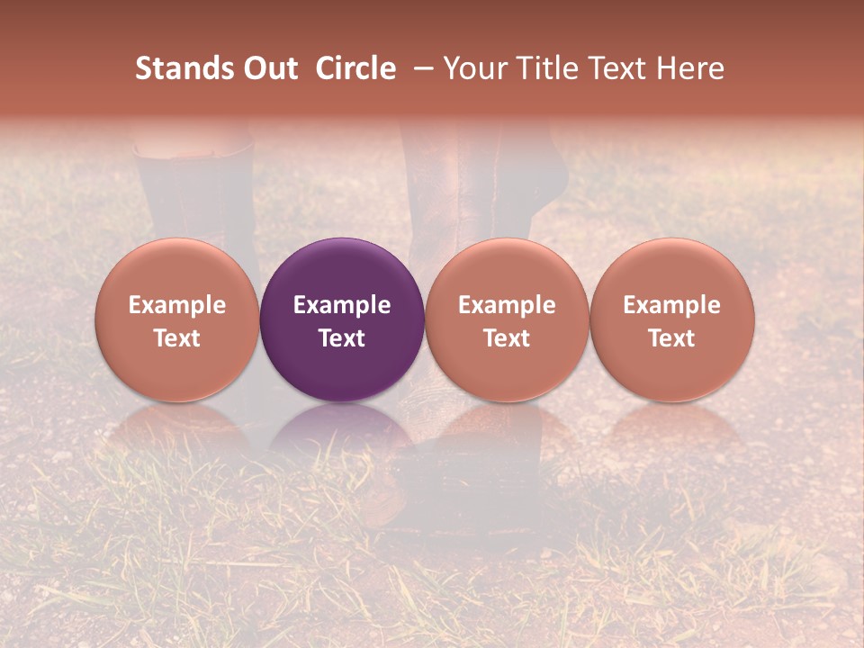 Walk Feet Exercise PowerPoint Template