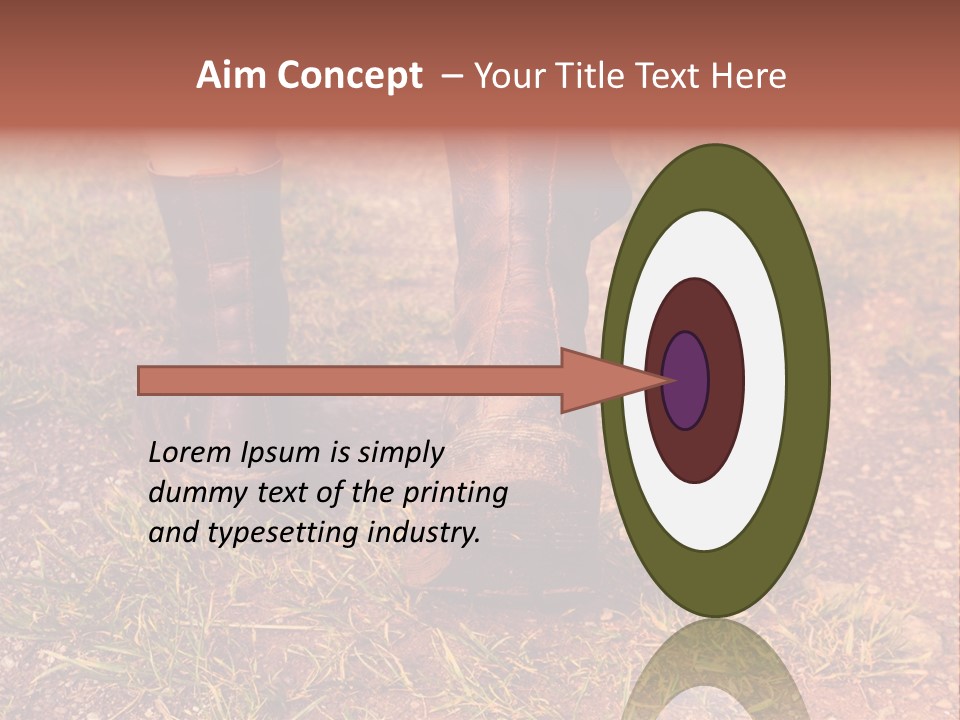 Walk Feet Exercise PowerPoint Template