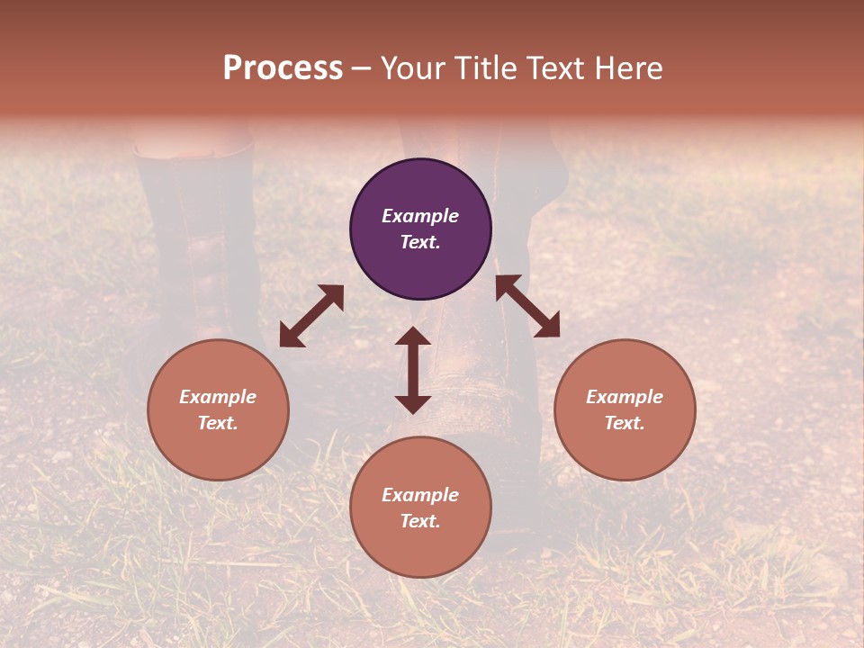 Walk Feet Exercise PowerPoint Template