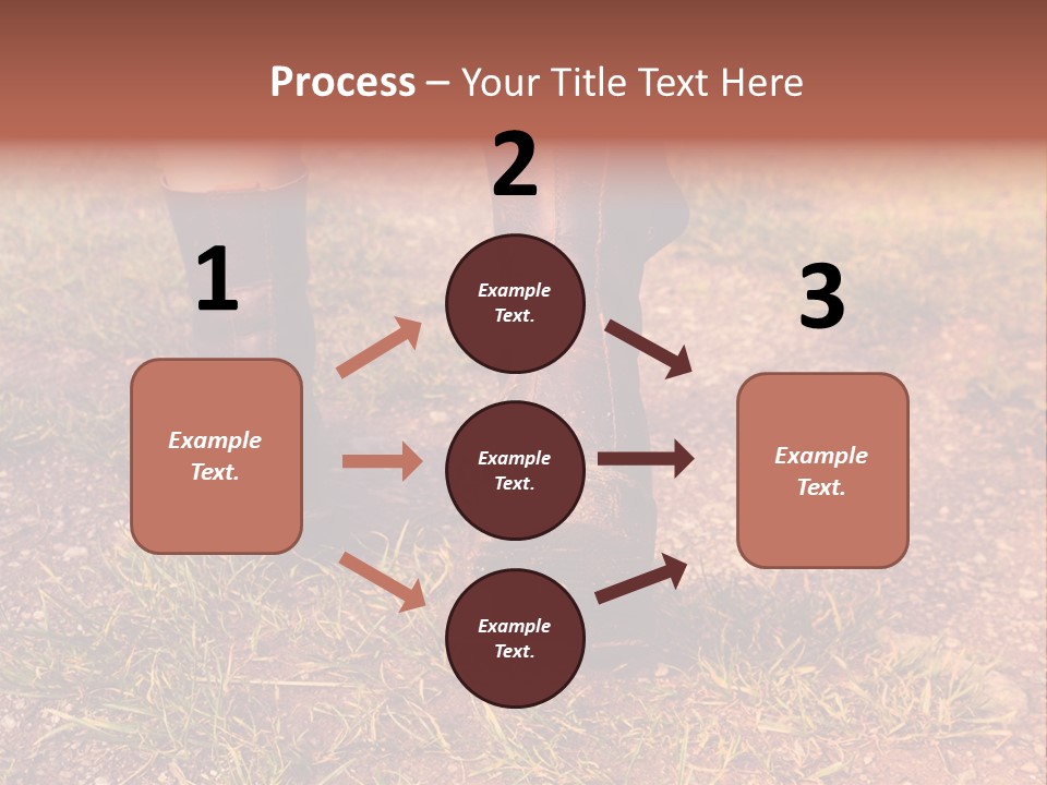 Walk Feet Exercise PowerPoint Template
