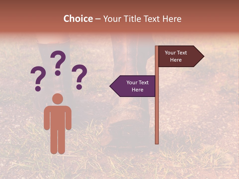 Walk Feet Exercise PowerPoint Template