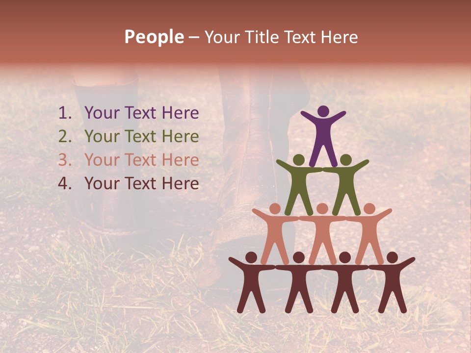 Walk Feet Exercise PowerPoint Template