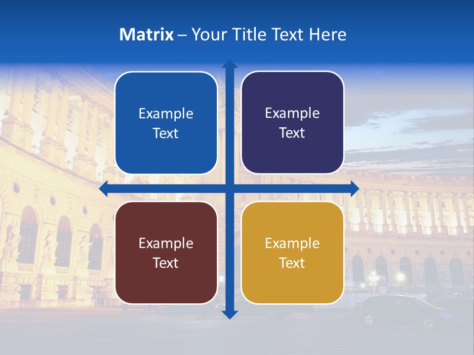 Europe Palace Architecture PowerPoint Template