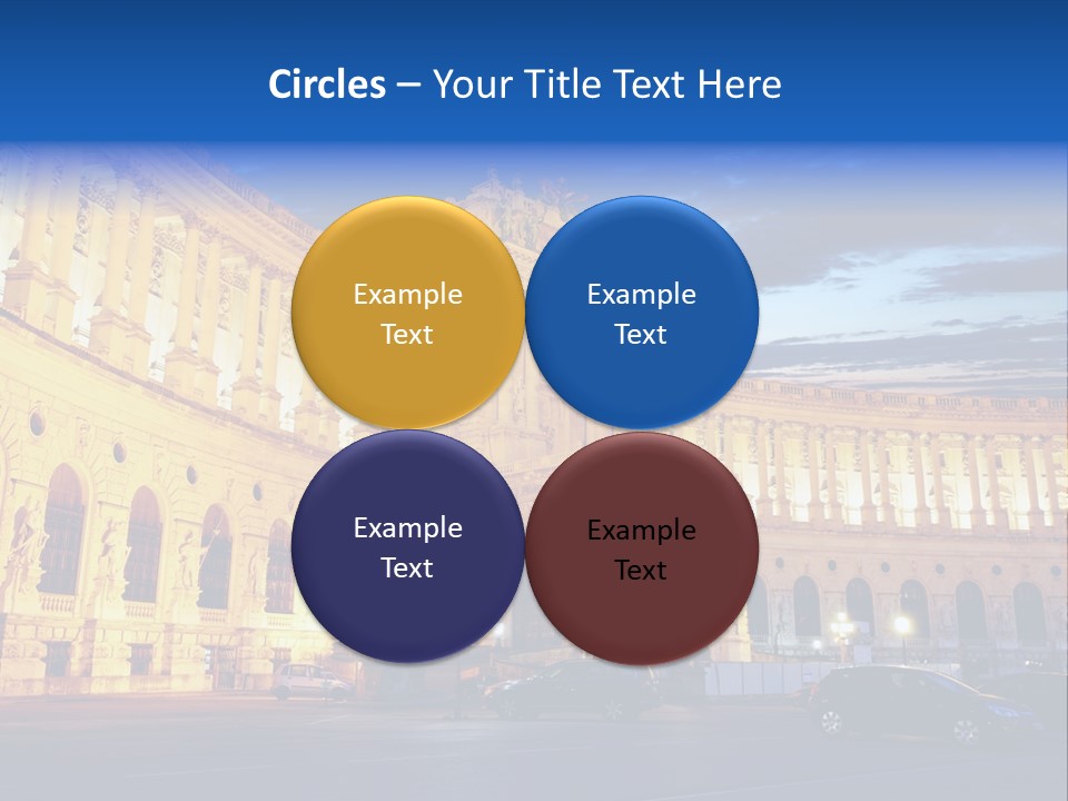 Europe Palace Architecture PowerPoint Template