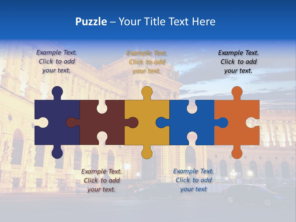 Europe Palace Architecture PowerPoint Template