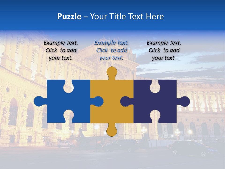 Europe Palace Architecture PowerPoint Template