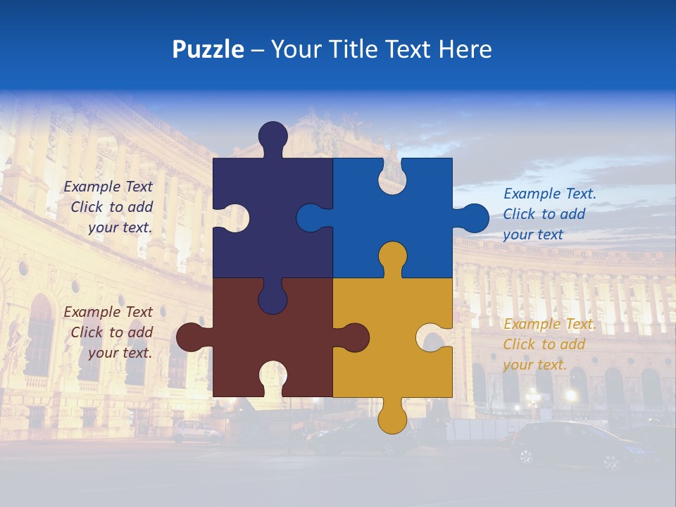 Europe Palace Architecture PowerPoint Template