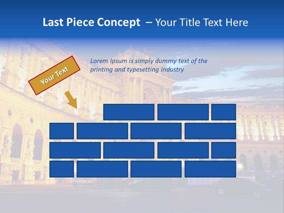 Europe Palace Architecture PowerPoint Template