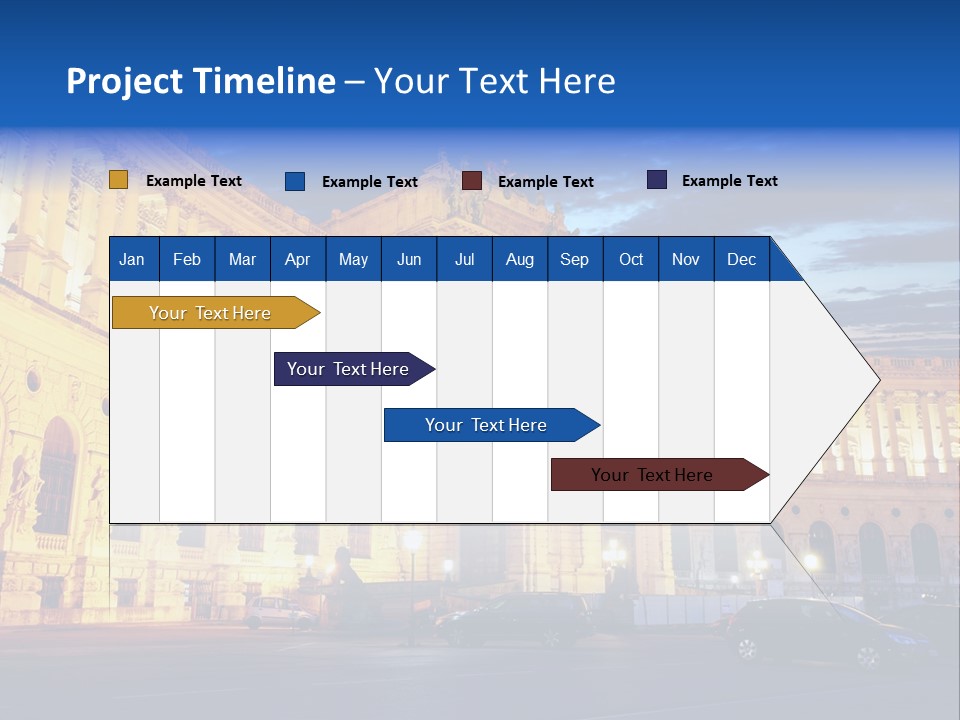 Europe Palace Architecture PowerPoint Template